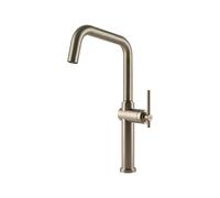 Gessi HABITO Girevole Finox Brushed Nickel - 60650#149 Grifo monocomando Fregadero | Acero cepillado, Grifo giratorio, Altura 300 mm