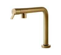 Grifo Monomando Gessi Su&Giú 60071 716 Gold Brushed PVD