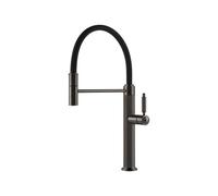 Grifo Monomando Gessi Venti20 60634 707 Black Metal Brushed PVD