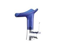 Grifo Monomando Lavabo Grifo De Cascada Lavabo Lavabo Baño Inodoro Blanco Caliente Y Frío Todo Grifo De Cobre Azul