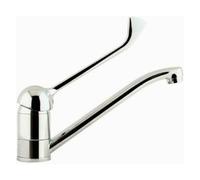 Grifo Monomando Palanca Gerontológica GEV - Grifo de Lavabo Monomando, Ideal Normas Sanitarias, Maneta Medical Extendida 20 Cms, Juego Completo para Hospitales, Laboratorios y Hostelería