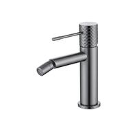 Grifo monomando para bidé con tecnología cold open hecho de latón con acabado negro metalizado Genova de Imex