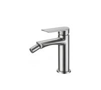 IMEX Grifo monomando para bidé URAL BDG040-2NQ, cartucho cerámico, níquel cepillado - Sin válvula