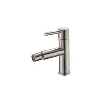 Grifo monomando para bidé fabricado en acero de alta resistencia con un acabado cromado Moscu de Imex - Sin válvula