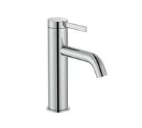 Grifo monomando para lavabo con acabado cromado y válvula clic clac Ona Roca