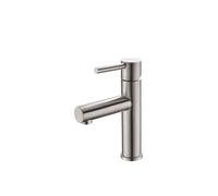 Grifo monomando para lavabo en acero de alta resistencia acabado cromo Imex - Sin válvula