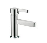 Grifo monomando para lavabo fabricado en latón con un acabado cromado Fussion de GME - Cromo / Latón / GME