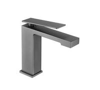 Grifo monomando sobre re para lavabo hecho de latón con acabado negro metalizado Pisa de Imex