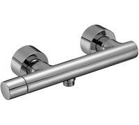 Grifo mural para ducha JACOB DELAFON Con cartuchos de discos cerámicos, racores murales y embellecedores Fácil instalación Color Cromo TOOBI E8962-CP