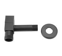 Grifo negro de lat¨®n cuadrado para lavander¨ªa, grifo de pared para y lavadora, grifo agua fr¨ªa con rosca G3/4, grifo lavander¨ªa y grifo