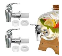 Grifo para Cubo de Cerveza Grifo, 2 grifos de para dispensadores de bebidas, dispensador de agua, frigorífico, dispensador de bebidas, para dispensar vino Té agua jugos bebida, Multicolor