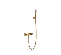 Grifo para ducha termostático con un diseño elegante de color oro cepillado Line de Imex - Oro / Latón / Imex