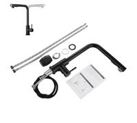 Grifo para fregadero de cocina - Acero inoxidable monomando ducha extraíble | Grifo de fregadero de cocina extensible | Para el hogar, baño, lavandería, comedor, exterior, bar, camping, renovación