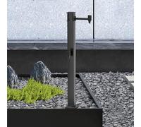 Grifo para Fuente de Agua de jardín Exterior, Soporte para Manguera de Doble Salida, Grifo de pie Independiente, Grifo de Agua anticongelante, Columna de Agua de 80 cm (3