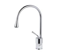 Grifo para Lavabo de baño Giratorio de 360°, Grifo de Cuello de Cisne de latón de un Solo Orificio, Acabado en d, diseño Moderno, Uso doméstico y hotelero, y Elegante.