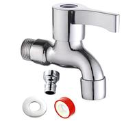 Grifo para lavadora - Ru a prueba de fugas | Grifo profesional de cobre para lavadora y piscina para escoba, multiusos antioxidante para baño y ducha, diseño resistente; Para
