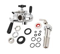 Grifo para llenado de botellas de cerveza de acero inoxidable, grifo de cerveza para elaboración de cerveza, grifo de cerveza desespumante con material de calidad alimentaria, (Calibre 28mm)