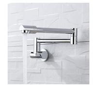 Grifo para llenado de ollas, Rellena de latón sólido Toque Montaje de pared grifo de cocina de un solo agujero de un solo agujero de un solo agujero cromado níquel negro giratorio rojo pliegue plegabl