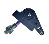 Grifo plegable para bicicleta, hebilla C, ligero y aleación de aluminio para modelos Brompton, fácil instalación (todo negro)