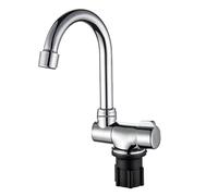 Grifo plegable para fregadero de caravana, grifo mezclador para barra húmeda, rotación de 360 grados, RV, barco, cámper, cocina, hogar, yate