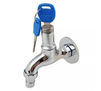 Grifo roscado con cerradura para exteriores, seguridad mejorada para tu fuente de agua