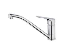Teka MTP 913 - Grifo de Cocina Monomando, Caño Bajo Giratorio, Temperatura Precisa, Suavidad en el Manejo, Aireador Anticalcáreo, Cartucho de Discos Cerámicos, Color Cromo