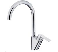 TEKA Grifo Cocina Monomando, Caño Alto Giratorio, Aireador Anticalcáreo, Sistema Easy-Quick, Latiguillos AENOR 3/8”, Modelo MTP 995