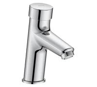 Grifo Temporizado de Repisa con Control de Temperatura y Acabado Eco S Cromo Roca