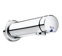 Grifo Temporizado Empotrable de Lavabo con Pulsador Cromado Antivandálico Avant 15 cm Roca