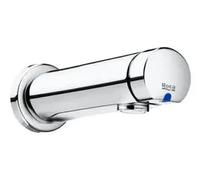 Grifo temporizado empotrable de lavabo con pulsador cromado antivandálico Avant Roca