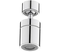 Grifo universal: el grifo universal giratorio de 180° elimina el flujo de agua fijo y proporciona una mayor libertad de uso, lo que permite una limpieza a presión cero incluso en espacios reducidos.