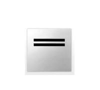 Grifo urinario electrónico de pared a pilas 22 cm acero inoxidable acabado cepillado Plan de Unisan