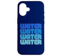 Grifo Water Hydrate H20 Ocean River Pond para Fontanero Rain Sea Flow Carcasa para iPhone 16