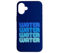 Grifo Water Hydrate H20 Ocean River Pond para Fontanero Rain Sea Flow Carcasa para iPhone 16 Plus