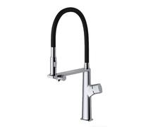 Grifos Cocina Fregadero Flexible Monomando Grifo Fregadero 3 vias Osmosis Rotación de 360°,cromado