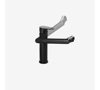 Grifos de Agua, Grifo de champú Negro, frío y Caliente, baño de Cobre Giratorio de 720 ° en el Escenario, lávese la Cara, Grifo de Pintura para Lavabo, Grifo de Agua para baño del Norte de Europa,