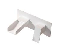 Grifos de baño en cascada montados en la pared, grifos monomando de un solo orificio para lavabo de baño, grifo mezclador para lavabo sobre encimera, antisalpicaduras, agua fría y caliente mezclada,