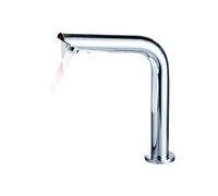 Grifos de cocina, Grifo de lavabo con sensor montado en cubierta cromada, grifo mezclador agua inflado automático, grifos fregadero altos ELS8870(Tall cold)