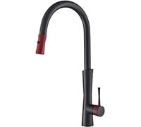 Grifos de Cocina, grifos comerciales de latón Macizo para Fregadero de Cocina, Grifo Monomando para Fregadero de Cocina, Grifo de Cocina con rociador extraíble, Grifo de Cocina bif