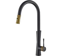 Grifos de Cocina, grifos comerciales de latón Macizo para Fregadero de Cocina, Grifo Monomando para Fregadero de Cocina, Grifo de Cocina con rociador extraíble, Grifo de Cocina bif