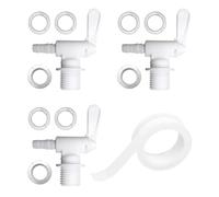 Grifos De Cubo De 3 Piezas Y Cinta Adhesiva De 1 Pieza, Grifos De Plástico, Grifos De Barril De Cerveza, Grifos Dispensadores De Bebidas, Grifos De Repuesto