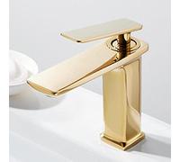 Grifos de Lavabo Grifos mezcladores de Lavabo Grifos de Lavabo de baño Grifo de Lavabo de latón Lavabo de baño Grifo Monomando de Agua Caliente y fría Grifo de tocador montado en la encimera Buena