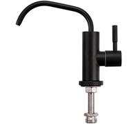 Grifos de ósmosis inversa de cocina de acero inoxidable moderno grifo de agua filtrada en frío, color negro