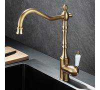 Grifos de purificación de agua de cobre caliente y fría para cocina