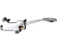 -Grifos, Grifos, Caliente Fría Espesar Baño Pie Fábrica Grifo de pie Fábrica de hospital Grifo de pie Solo cuerpo de cobre frío Cuerpo Pedal Superficie galvanizada Grifo de agua/Pie