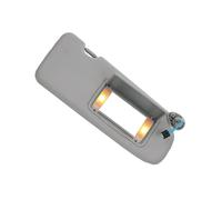 (Grigio a destra) Aletta parasole per auto con specchio per il trucco, grigio chiaro per Honda CRV CR-V