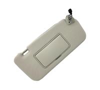 (Grigio a destra) Aletta parasole per interni auto con specchio e parasole grigio chiaro beige a sinistra