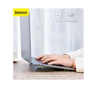 (Grigio scuro) Supporto da tavolo pieghevole per laptop Supporto da tavolo regolabile in lega per laptop