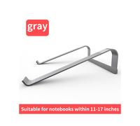 (grigio siderale) Supporto per laptop pieghevole in lega di alluminio da 11-17 pollici