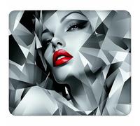 Grigio Tappetino Mouse Piccolo 220x180x3mm, Tappetino Scrivania con Bordo Cucito, Mousepad Impermeabile e Antiscivolo, Pratica e Facile da Pulire, Accessori Gaming, Regalo Uomo, Astratto L-1571